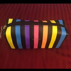 NWT VICTORIA SECRET rainbow cosmetics bag pouch